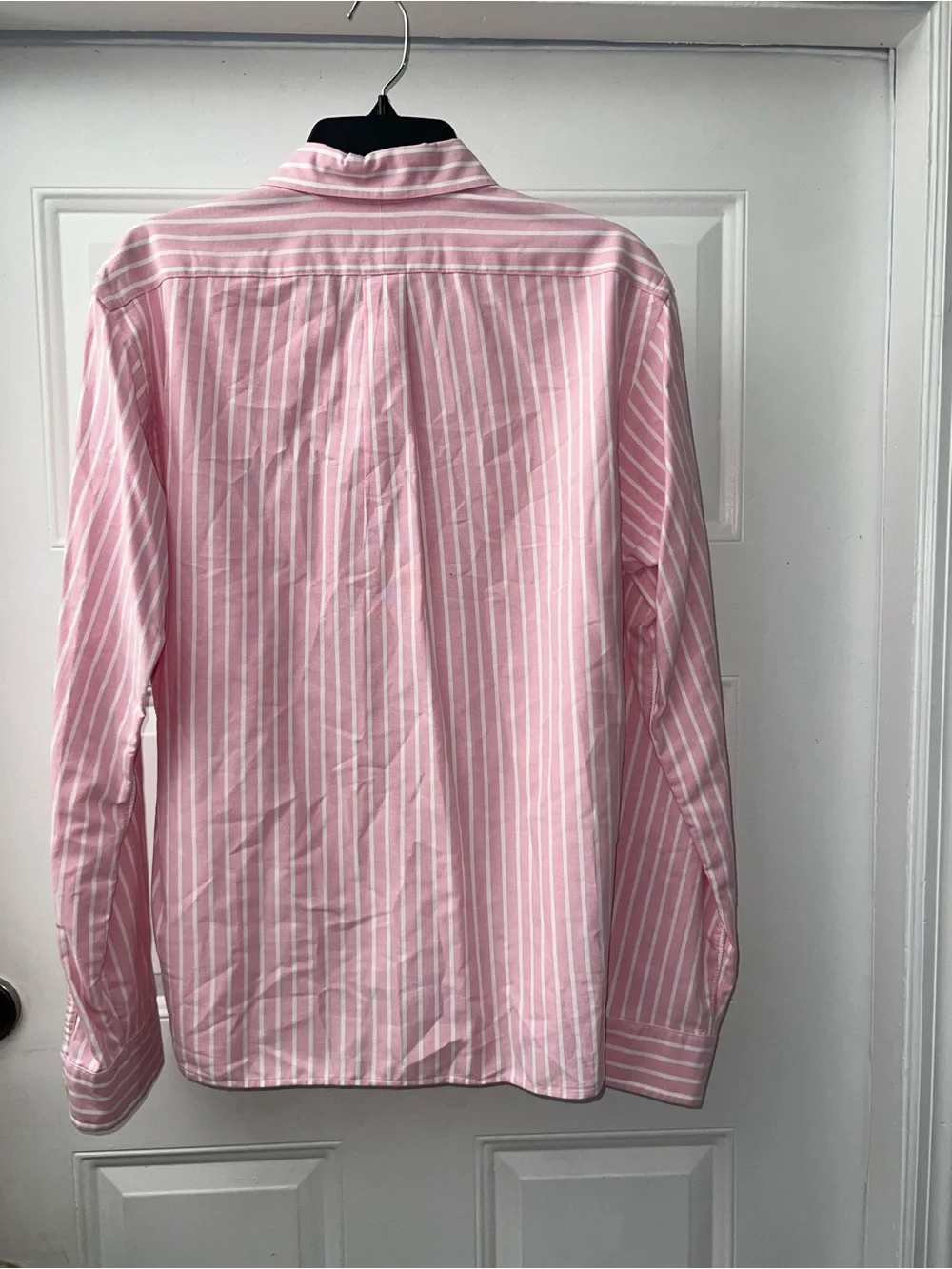 Polo by Ralph Lauren Pink and White Striped Dress Shirt